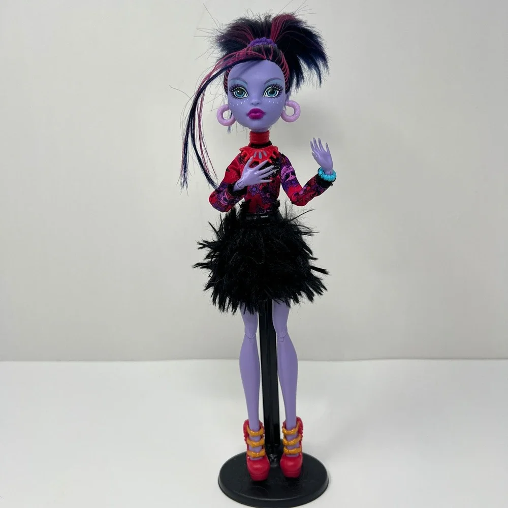 Monster High Jane Boolittle Gloom and Bloom Doll Purple